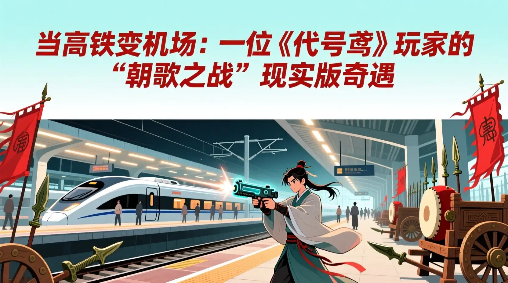 当高铁变机场：一位《代号鸢》玩家的“朝歌之战”现实版奇遇