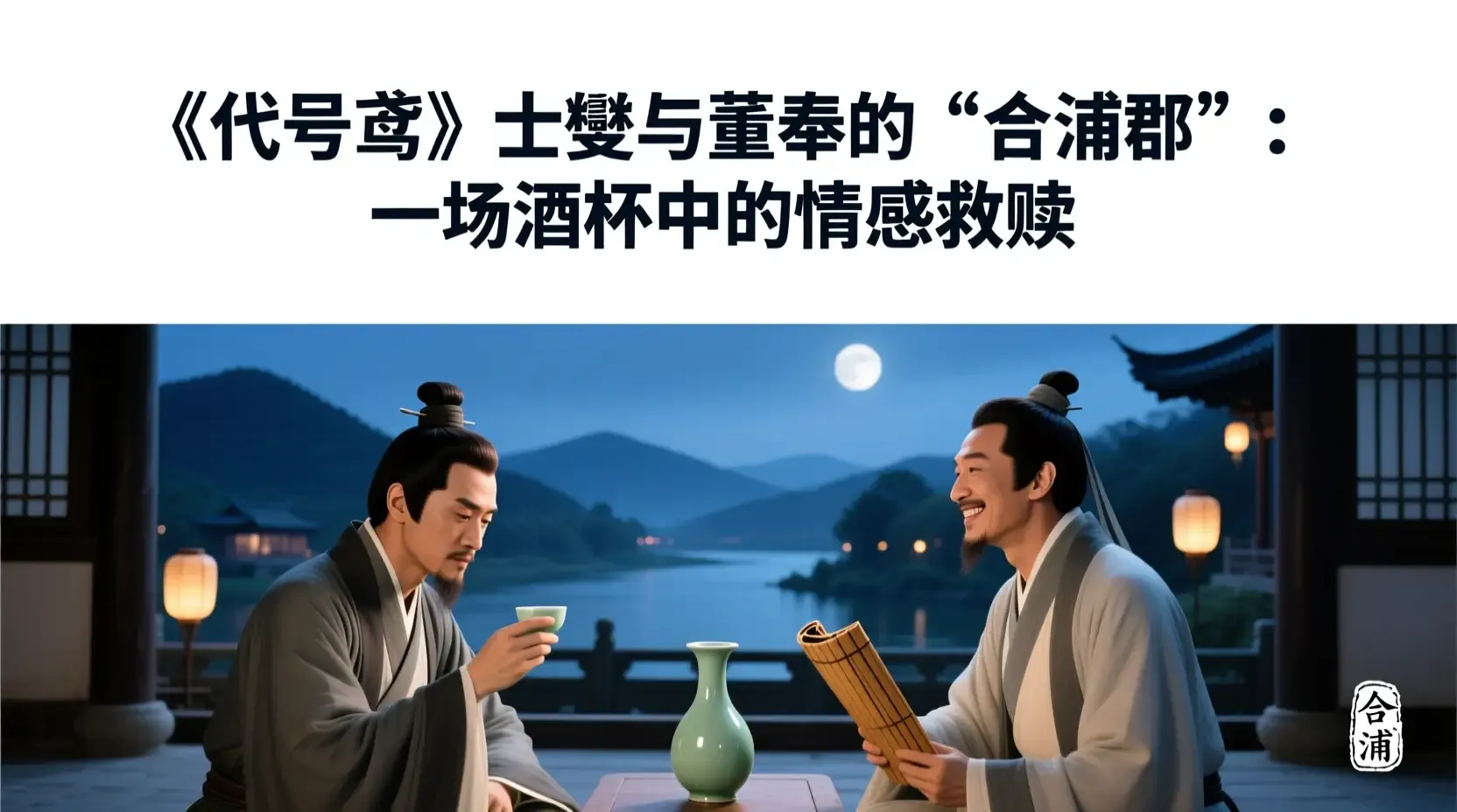 《代号鸢》士燮与董奉的“合浦郡”：一场酒杯中的情感救赎