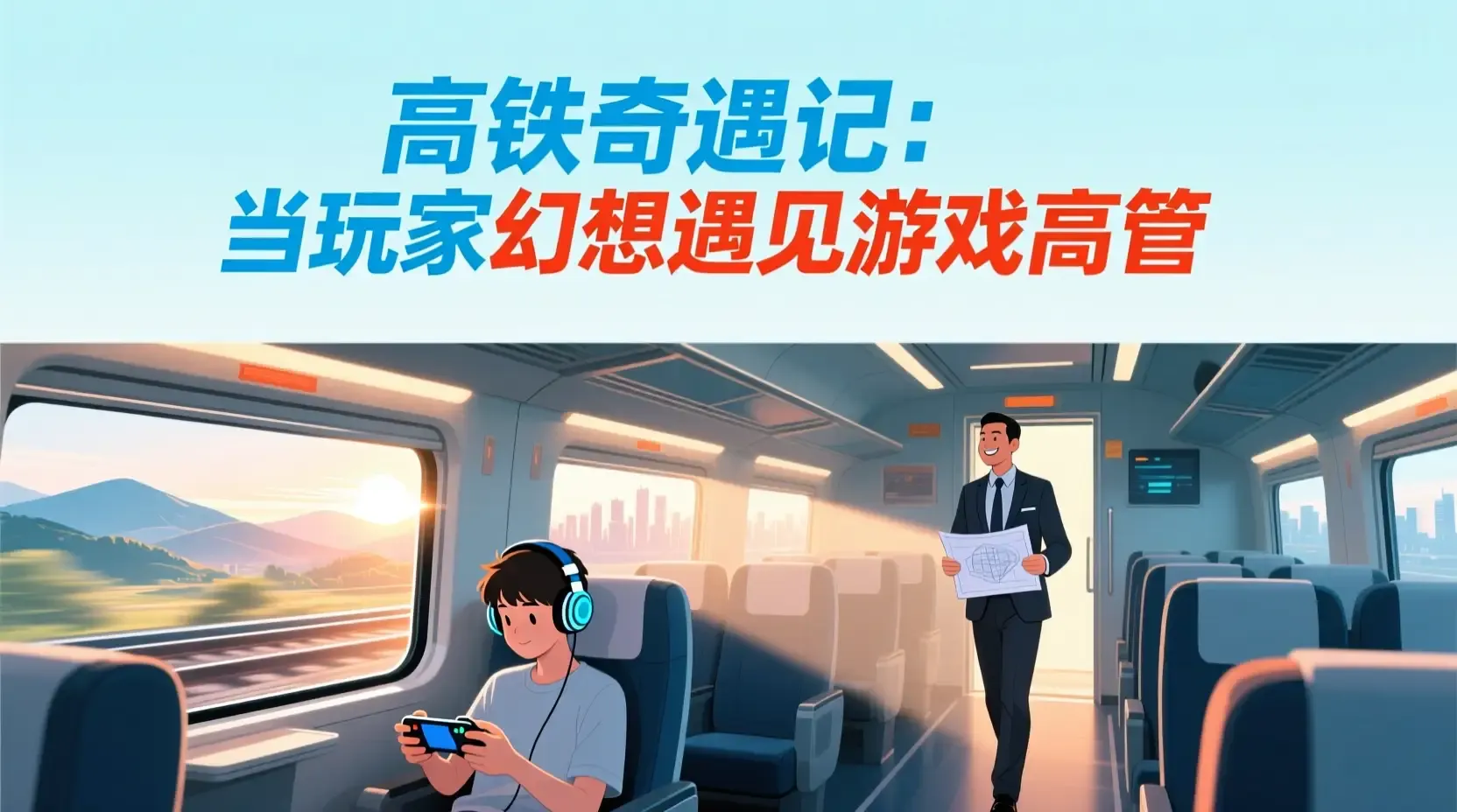 高铁奇遇记:当玩家幻想遇见游戏高管