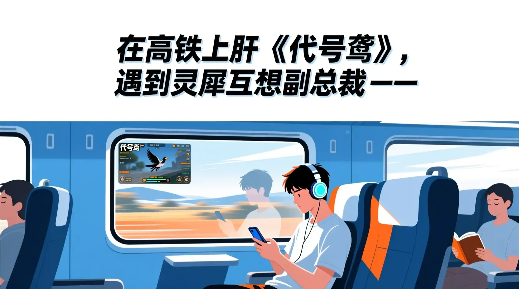 “在高铁上肝《代号鸢》，遇到灵犀互娱副总裁”？一场集体幻想的狂欢