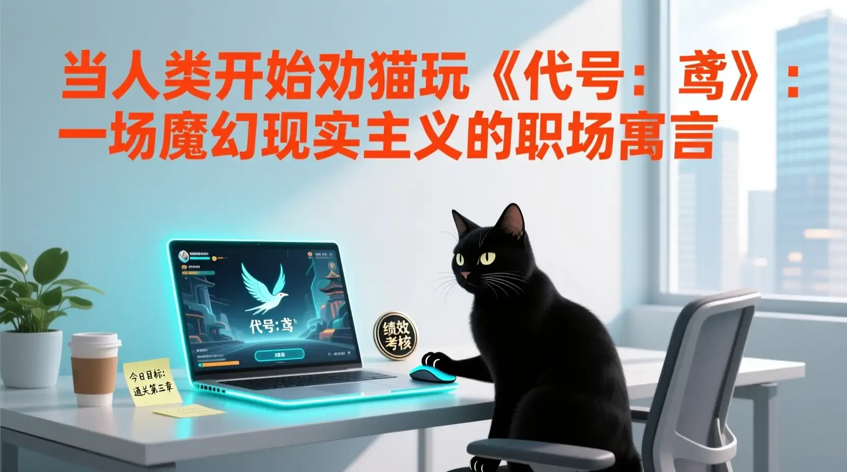 当人类开始劝猫玩《代号:鸢》:一场魔幻现实主义的职场寓言
